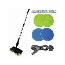 (Only 4Pads) Juego de limpiador, fregador y pulidor de suelos eléctrico inalámbrico recargable 2 en 1