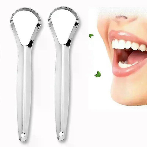 (2pcs Tongue Cleaners) Ξύστρα Καθαρής Γλώσσας Αφαίρεσης Γλώσσας Δυσοσμία Προσώ
