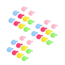 30Pièces Inserts Bulles PVC Coloriés Pour Fabrication Jouets DIY