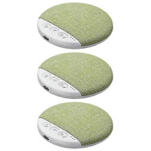 (Green) 3PCS Under Pillow Sleep Speaker BT5.4 Private Audio Machine for Sleeping Portable Night Rest Gadget