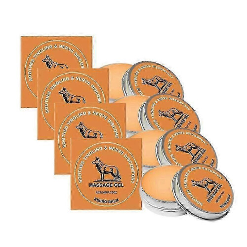 (4) 1-10x Therawolf Neuro Balm, Βάλσαμο Ανακούφισης Νεύρων για Νευροπάθε