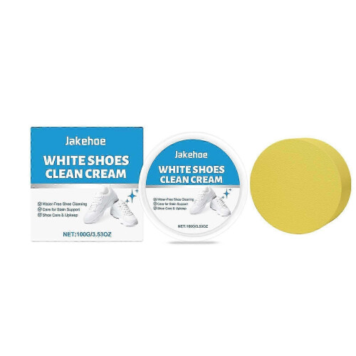 (2pcs) Κρέμα καθαρισμού παπουτσιών White Shoes - Καθαριστικό παπου