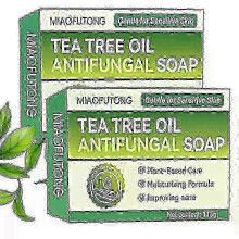 (2) 3x Tea Tree Olie Zeep voor Gezicht & Lichaam - Biedt verlichting bij acne, voetschimmel en ringworm.