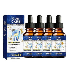 (4PCS) 1-5x Bee Venom Dental Treatment Drops Mouthwash, Gum Therapy Drops Mouthwash, Promotes Gum Regeneration