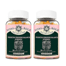 (2bottleds) 1-3X Feminine Balance Gummies 60 stuks Voedingsgels & Kauwgom