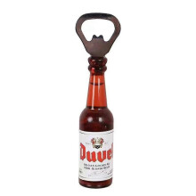(Duvet brown) Abrebotellas magnético retro con diseño de botella de cerveza, pegatina para refrigerador |