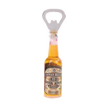 (Chivas yellow) Abrebotellas magnético retro con diseño de botella de cerveza, pegatina para refrigerador |