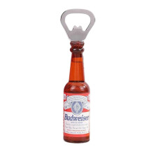 (Budweiser brown) Abrebotellas de nevera para cerveza con estilo retro.