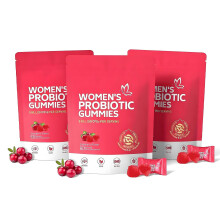(3pack) Cranberry Probiotic Gummies -Promotes Digestion & Gut Health, Relieves Bloating and Constipation, Immune
