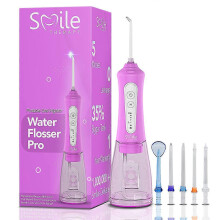 (Hot pink) Irrigador dental inalámbrico 4 en 1 Dp2
