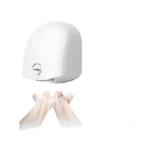 (white 2) Elektrische handdroger, contactloze handdroger voor badkamer, commercieel gebruik, thuisgebruik, industrie, hoge snelheid, automatisch