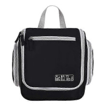 (Style C) Neceser portátil impermeable tipo B para maquillaje, cosméticos y artículos de aseo, con gancho para