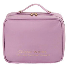 (Style C) Bolsas de aseo de viaje impermeables de PU de gran capacidad tipo B