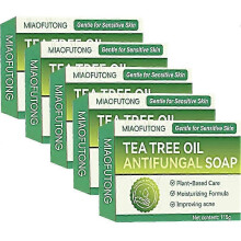 (5pcs) Antischimmelzeep voor mannen en vrouwen: medicinale antischimmelzeep met tea tree-olie - extra sterk tegen huidschimmel.
