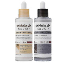 (White) PEEL SHOT GLOW EXFOLIANT RISAMPULLE (VITT RIS/SVART RIS)