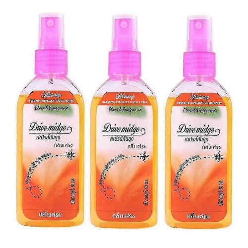 (9pcs, Orange) 80ml Σπρέι κουνουπιών Ταϊλάνδης φυτών κατά των τσιμπημάτω