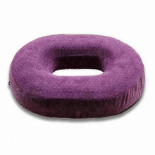 (Purple) Cuscino ortopedico per sedile, per il supporto del coccige e il sollievo dal dolore lombare.