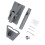 Aluminum Wall Mount Bracket with 90 Degree Adjustment & 360 1