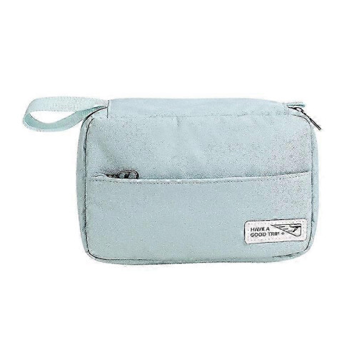(Baby Blue) Φορητή κρεμαστή τσάντα τουαλέτας ταξιδιού μπάνιου ντο
