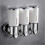 (White three) Διανομέας σαπουνιού 500-1500ml Επιτοίχιος διανομέας σαπουνιο 1