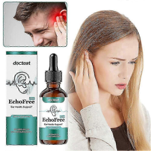 (2) Σταγόνες για την ανακούφιση από εμβοές Echofree Ear Health Support Drops 1