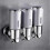 (Silver three) Διανομέας σαπουνιού 500-1500ml Επιτοίχιος διανομέας σαπουνιο 1
