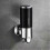 (Black single) Διανομέας σαπουνιού 500-1500ml Επιτοίχιος διανομέας σαπουνιο 1