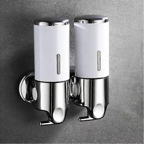 (White double) Διανομέας σαπουνιού 500-1500ml Επιτοίχιος διανομέας σαπουνιο