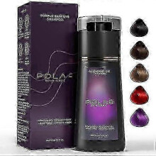 (purple) Hair Dye Shampoo,Polar Hair Dye Shampoo, Polar Haircare Instant Dye Shampoo, Natural Hair Color Shampoo