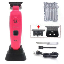 (Pink-Blade) DK-078-BLDC Professionele tondeuse voor ultradun haar met "0 tandenafstand", 7200 toeren per minuut, hoge kwaliteit.