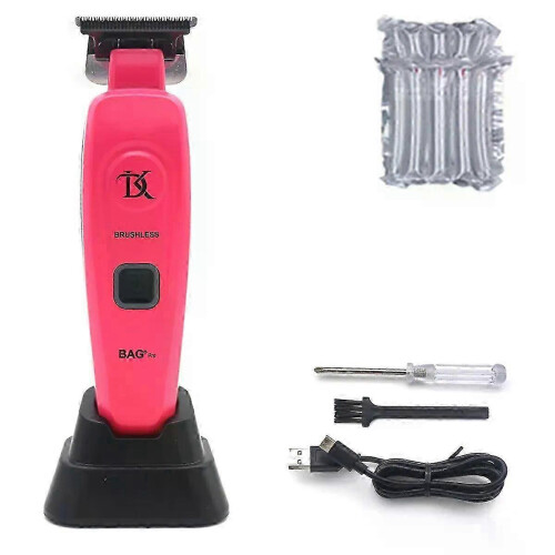 (Pink) DK-078-BLDC Επαγγελματική κουρευτική μηχανή, εξαιρετικά λεπτή, σ