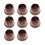 (L round, Brown) 8 τεμάχια προστατευτικά δαπέδου για τα πόδια καρέκλας με τ 1