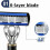 (Black-3 blades) Ξυράφι ασφαλείας Razor Classic 6 άκρων για άνδρες και γυναίκες 4