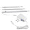 (6W-40cm, white) Φωτιστικό LED 50CM /40CM /30CM 12V με αισθητήρα χειρός για εσωτερι 3
