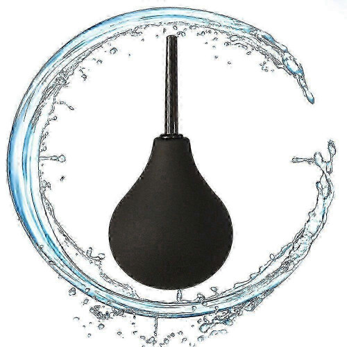 (310ML, Black) Κλύσμα με λάμπα κλύσματος για άνδρες και γυναίκες, Επανα 2
