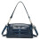 Mode PU lederen handtas Dames schoudertas Koppelingen-Blauw 1