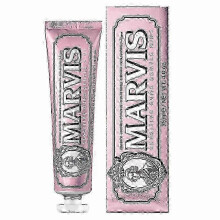 (pink) 25-26 85 ml Italiaanse munt tandpasta, extra wit, ademverfrisser, whitening tandpasta, paarse tandpasta, tanden