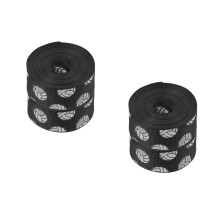 4Rouleaux Ruban De Sports En Polyester Noir, Idéal Pour Bricolage