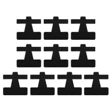 (Black) 10 pezzi di nastro kinesiologico atletico per la correzione e il sollievo dal dolore dell'alluce valgo