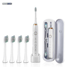 (White 4 Heads) \u200 Οδοντόβουρτσα Sarmocare S100 Sonic με 8 κεφαλές βουρτσίσματος, λε