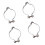 4lots Bicycles Pipe Buckles Wire Fixed Rings Cable Clip-34.9mm 1