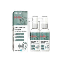 (2PCS) 1-5x Anti-tinnitus oorwasverwijderingsspray, natuurlijke tinnitusbehandeling voor gehoorverlies, oorwasverwijdering.