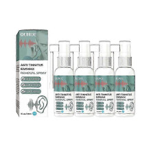 (4PCS) 1-5x Anti-tinnitus oorwasverwijderingsspray, natuurlijke tinnitusbehandeling voor gehoorverlies, oorwasverwijdering.