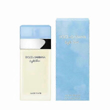 (Rectangular) D&G Lichtblauwe 100ml Eau de Toilette Spray voor Dames