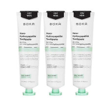 (Green) 3x Fluoridevrije Nano Hydroxyapatiet Tandpasta voor Gevoelige Tanden & Herstel van het Tandglazuur, Whitening Tandpasta