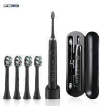 (Black 4 Heads) \u200 Οδοντόβουρτσα Sarmocare S100 Sonic με 8 κεφαλές βουρτσίσματος, λε