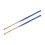 2Pcs Measuring Ruler School Office-Gradient Royal Blue 1