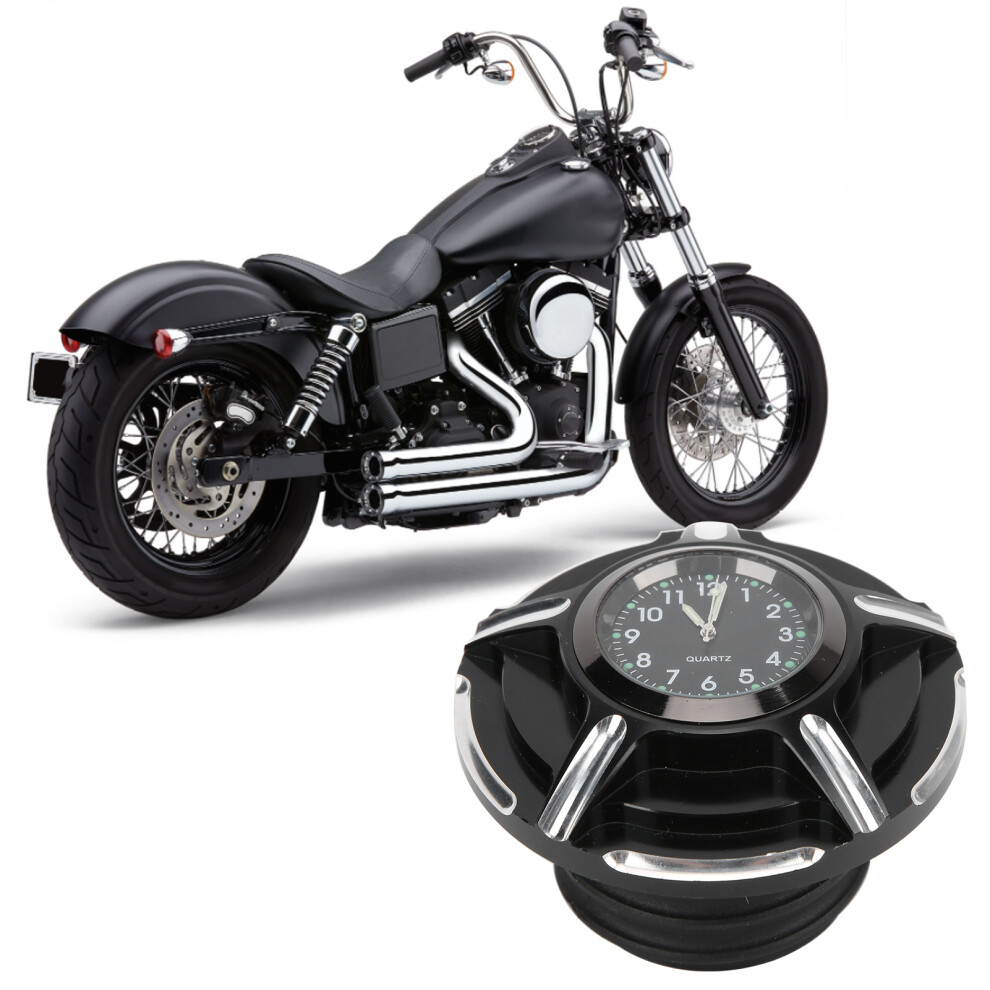 Bike Fuel Tank Cap With Clock Insert 7444352688081