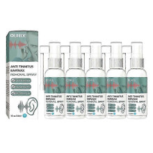 (5PCS) 1-5x Anti-tinnitus oorwasverwijderingsspray, natuurlijke tinnitusbehandeling voor gehoorverlies, oorwasverwijdering.