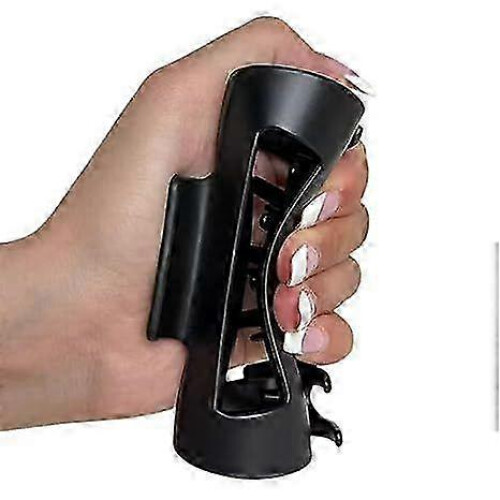 (black) Κλιπ νέφους, τετράγωνο γλάσο μαλλιών με μαλακά νύχια για